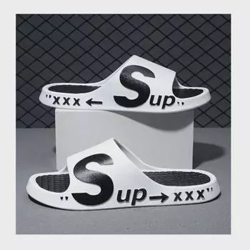 Мужские летние спортивные тапочки: Толстая нескользящая подошва, прохладный комфорт, новое поступление в разных размерах 36/37 (fits 35-36)