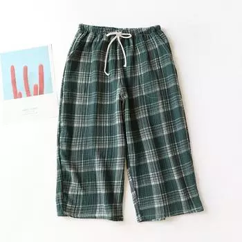 Мужские летние свободные тонкие брюки Seven Pants Washed Comfortable Home Pants 2XL серый