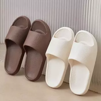 Мужские летние тапочки для ванной 2024 г. | Женские нескользящие сандалии Eva Size 44-45 (Recommend 43-44 feet)