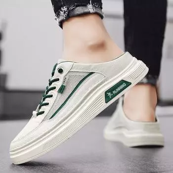 Мужские летние тапочки, роскошные повседневные босоножки для мужчин, тренд 2024 года, удобные сетчатые прогулочные модные тапочки для улицы, чинелос 39 коричневый