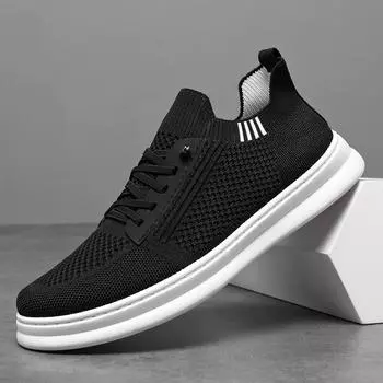 Мужские летние туфли из дышащей сетчатой ткани с выемкой, корейская версия, кроссовки для бега, мужская спортивная и любительская обувь 39