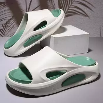 Мужские летние увеличивающие рост толстая подошва нескользящие износостойкие повседневные модные отпуск пляжные толстая подошва крутые шлепанцы 40-41