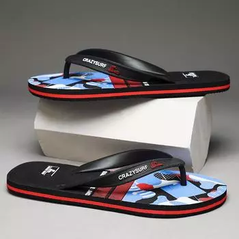 Мужские летние высококачественные зажимы для верхней одежды, противоскользящие сандалии с защитой от запаха, спортивные пляжные сандалии на мягкой подошве 39