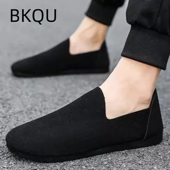 Мужские лоферы без шнуровки с мягкой подошвой, удобные для ходьбы с круглым носком, дышащие, модные, повседневные, на плоской подошве для улицы, нескользящие, летние, основные 39 зелёный