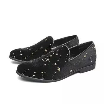 Мужские лоферы большого размера, новые модели на четыре сезона, повседневные, модные, с острым носком, молодежные, из мелкой кожи 38