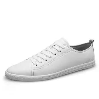 Мужские лоферы, легкая кожаная повседневная обувь, мужская уличная прогулочная обувь, удобные мужские мягкие лоферы, мужская обувь из натуральной кожи 38 чёрный