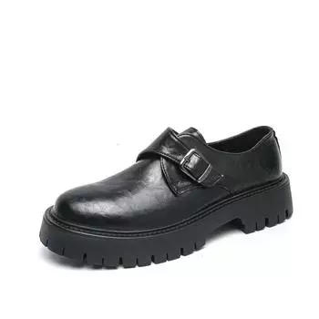 Мужские лоферы Роскошный бренд Кожаные туфли Дышащие слипоны Однотонные Формальные Повседневные туфли Ручной работы Дизайнерская мужская обувь Мокасины 38 чёрный