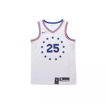 Мужские майки Nike Earned Edition NBA Swingman, белые BQ1173-100 XL