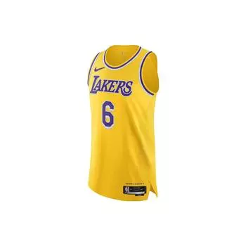 Мужские майки Nike Los Angeles Lakers Lebron James Away Edition Swingman, желтый DM6028-728 S