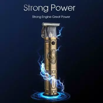 Мужские машинки для стрижки волос, беспроводная машинка для стрижки волос, набор для стрижки волос, триммер для бороды, набор для ухода за волосами коричневый