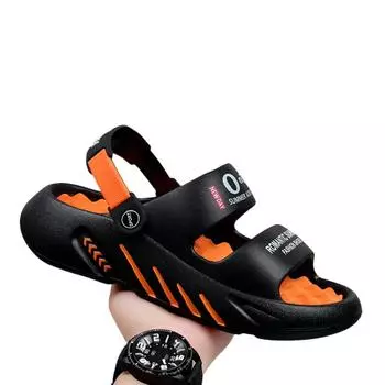 Мужские массажные тапочки, уличные сандалии, пляжные, удобные, мягкие, для дома, повседневная обувь, мужские уличные сандалии, большой размер 46, 47, 48 39-40