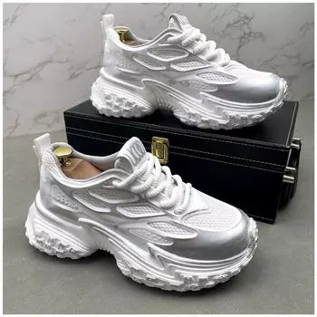 Мужские массивные модные кроссовки, повседневная обувь, мужская дышащая спортивная обувь, новые удобные теннисные туфли для ходьбы и бега для мужчин 38 чёрный