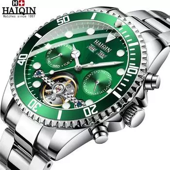 Мужские механические часы HAIQIN для бизнеса