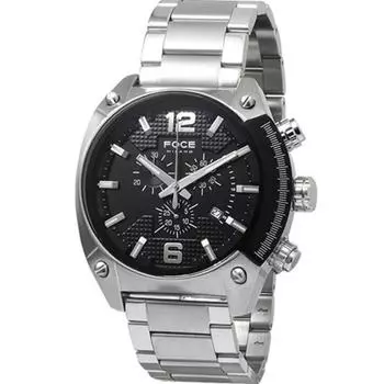 Мужские металлические часы Poce Milano Swiss Movement 49mm FM6737BK + Case,популярные корейские часы