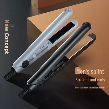 Мужские мини-щипцы для завивки и выпрямления волос и челки двойного назначения
