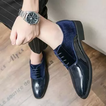 Мужские модельные туфли, мужские весенние свадебные модные офисные кожаные удобные деловые туфли высокого качества, мужская официальная обувь, мужская обувь 6