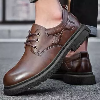 Мужские модельные туфли, замшевые кожаные кожаные свадебные туфли для деловой вечеринки, мужские оксфорды на плоской подошве, официальная обувь 38 чёрный