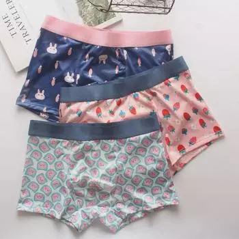 Мужские модные боксеры-брифы со средней посадкой и принтом - новая коллекция Осень/Зима. XL