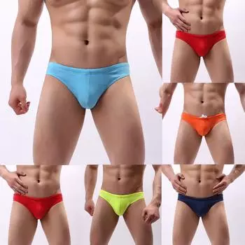 Мужские модные брюки для плавания Модные однотонные плавки с карманами L синий