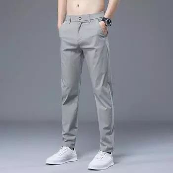 Мужские модные брюки, новые летние повседневные брюки, мужские тонкие тонкие эластичные брюки, удобные спортивные брюки 28