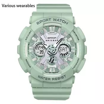 Мужские модные цифровые спортивные водонепроницаемые часы в стиле Харадзюку для мужчин и женщин, для студентов, корейская версия, простые электронные часы