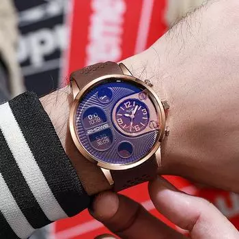 Мужские модные дизайнерские часы, оригинальные мужские кварцевые наручные часы от лучших брендов, лучшие подарки, часы для мужа, семьи, друга чёрный