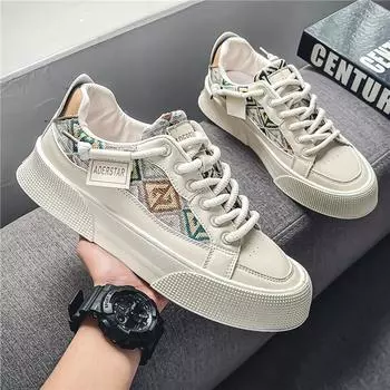 Мужские модные дизайнерские кроссовки, оригинальные роскошные скейт-кеды, мужские повседневные кроссовки для улицы, хип-хоп, мужские скейт-кеды на толстой подошве 39