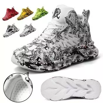 Мужские модные дышащие амортизирующие кроссовки Blade для бега, тенниса, спортзала, весна и лето 39 белый