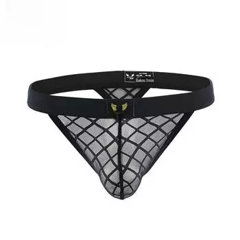 Мужские модные дышащие сетчатые стринги со средней посадкой XL