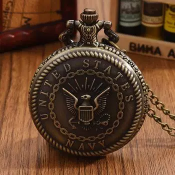 Мужские модные и памятные кварцевые карманные часы с ожерельем, идеальный выбор для подарков
