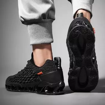 Мужские модные кроссовки Blade BreatМужские новые модные кроссовки Blade с дышащей сеткой Спортивная повседневная ходьба Бег Спортивная обувь Shoesshable 36 красный