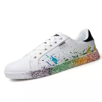 Мужские модные кроссовки, дышащие и нескользящие, для комфорта на открытом воздухе и долговечности со шнурками US 3(EUR 35) зелёный