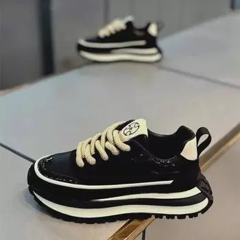 Мужские модные кроссовки осень/зима на массивной подошве: Спортивные и повседневные туфли с приподнятой подошвой в стиле Форреста Гампа Size 39