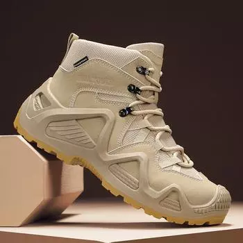 Мужские модные легкие ботинки для альпинизма с высоким берцем, осень 2024 г. 41