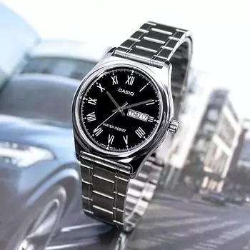 Мужские модные металлические часы Casio