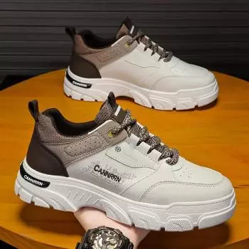 Мужские модные осенние дышащие ботинки Martin на толстой подошве и повседневная спортивная обувь 43