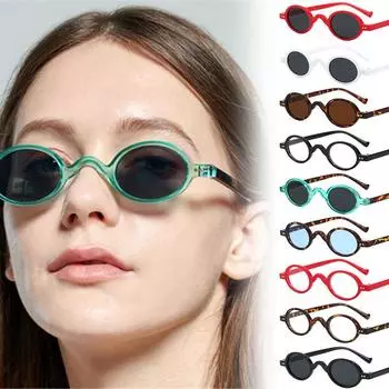 Мужские модные популярные солнцезащитные очки, очки овальной формы, очки UV400, высокое качество, винтажные стимпанк, маленькие классические женские, горячая распродажа, унисекс, ручная работа Blue леопардовый