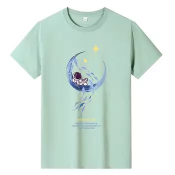 Мужские модные повседневные футболки и топы с коротким рукавом и круглым вырезом S белый