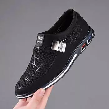 Мужские модные повседневные мокасины без застежек, разные цвета, нарядная обувь для ходьбы, обувь для мужчин среднего возраста 38