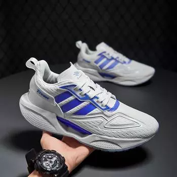 Мужские модные повседневные спортивные светящиеся полые карбоновые баскетбольные кроссовки Four Seasons 44 белый