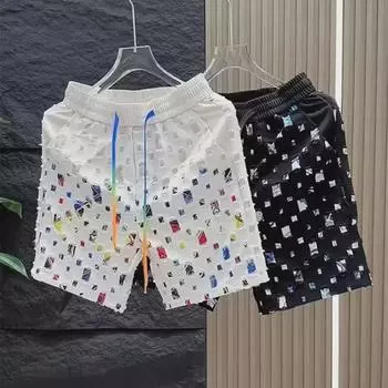 Мужские модные рваные облегающие пляжные шорты — молодежные и универсальные 2XL