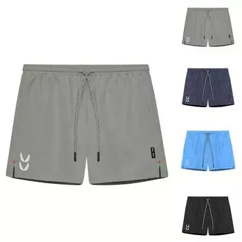 Мужские модные спортивные повседневные баскетбольные шорты для бега, тренировочные шорты для мужчин L чёрный