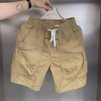 Мужские модные свободные повседневные шорты Five-Point - Летняя коллекция белый