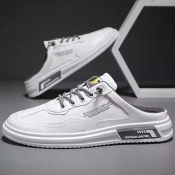 Мужские модные тапочки, повседневная обувь на плоской подошве для мужчин, мокасины, высококачественные мужские тапочки, мужские кроссовки, удобные тапочки Baotou 39