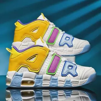 Мужские модные высокие баскетбольные кроссовки Panda - стиль AJ1 37