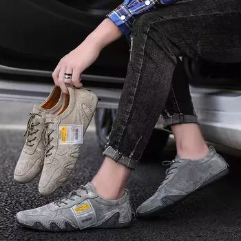 Мужские мокасины Обувь для вождения На плоской подошве Пляжная обувь Повседневная летняя уличная обувь больших размеров Нескользящая обувь для воды Аква Спорт Пляжный бассейн Обувь для плавания EU: 38 серый