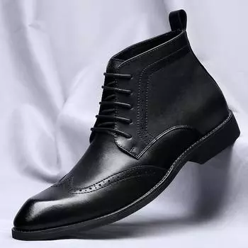 Мужские мокасины, роскошные высококачественные туфли из натуральной кожи, деловые туфли, черные повседневные туфли для общения, мужская обувь 38 чёрный