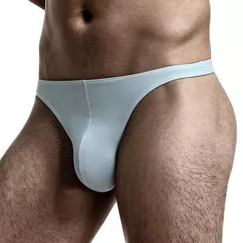 Мужские молодежные дышащие стринги Ice Silk: Сексуальный дизайн с заниженной талией XXXL