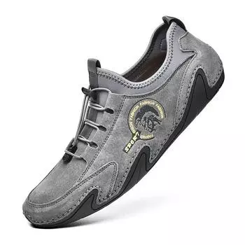 Мужские мягкие мокасины, высококачественные весенне-осенние туфли из натуральной кожи, мужские теплые туфли на плоской подошве, роскошные кроссовки из натуральной кожи 40