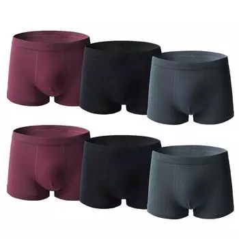 Мужские мягкие полосатые трусы, трусы, шорты, сексуальное нижнее белье L